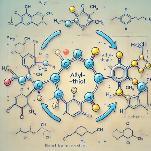 allyl-thiol click on chemical post-modification ir