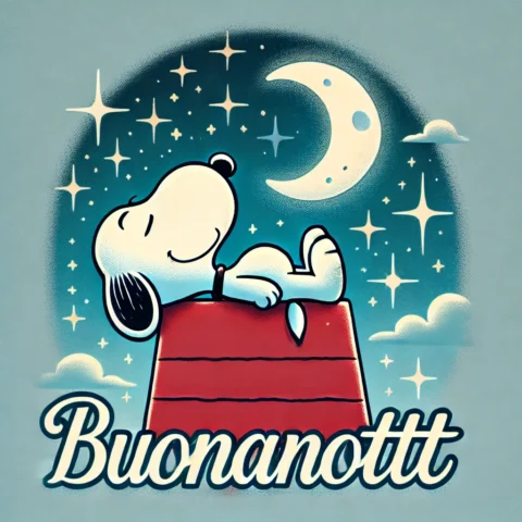 snoopy buonanotte